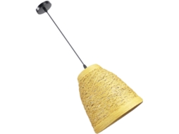 Luminária de Teto em Rattan Trançado, Ideal para Pendurar em Quartos de Hóspedes Ou Restaurantes. SFUSHOS