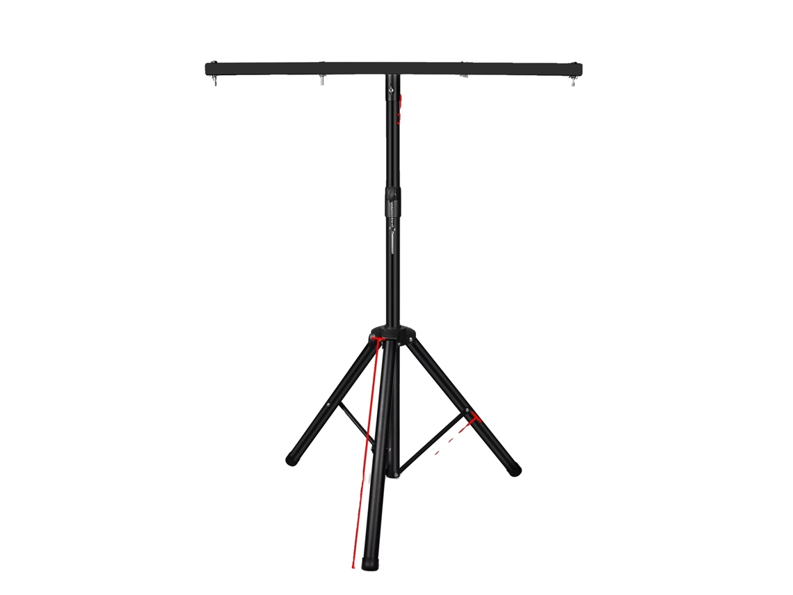 Suporte De Luz, Altura Ajustável, Construção De Ferro Durável, 1pc