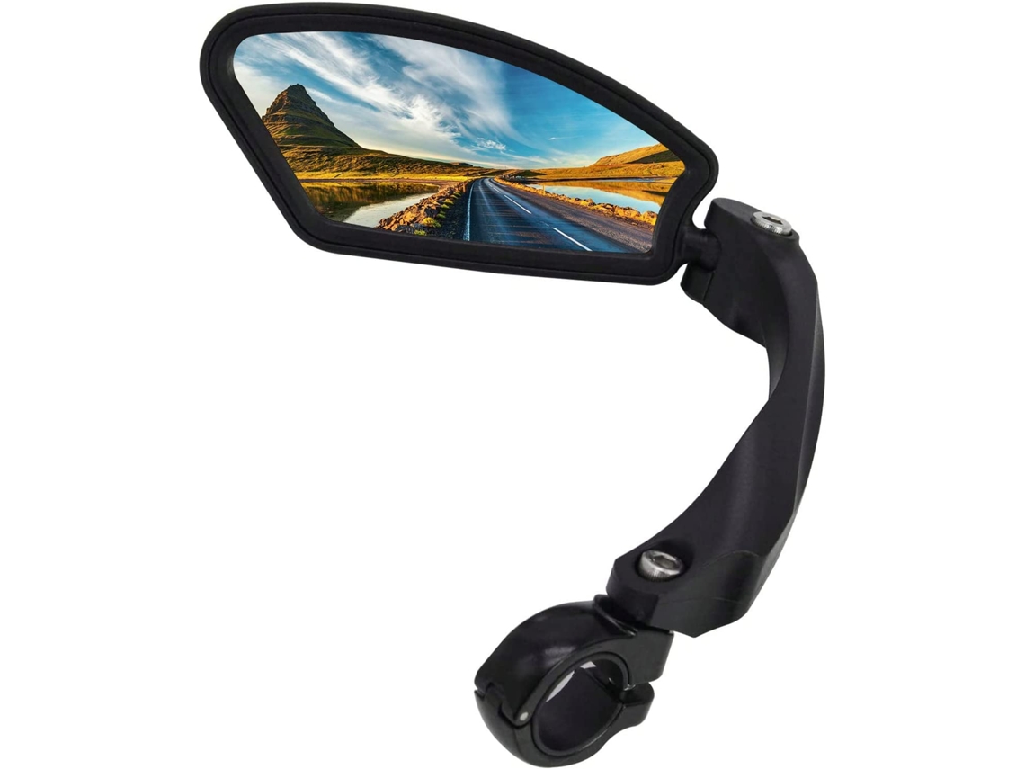KOFIHETY Espelho De Bicicleta Com Perspectiva Cristalina, Lente Grande Angular De Alta Definição Em Aço Inoxidável Para Maior Segurança, Espelho De Bicicleta C