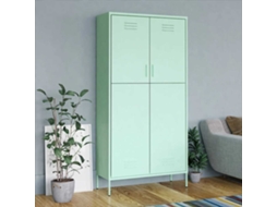 Vidaxl Roupeiro 90x50x180 Cm Aço Verde-hortelã