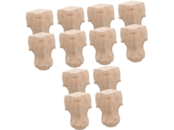 Conjunto De 12 Peças De Móveis Entalhados, Com Suporte Para Sofá, Mesa, Armário, Tv E Muito Mais.