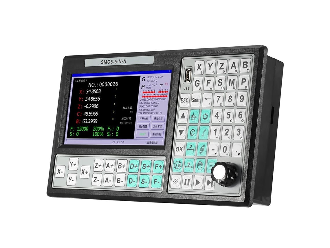 Controlador Cnc 5 Eixos Offline Substitui Mach3