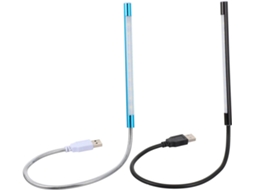 Luminária de Leitura Led Usb de 2 Peças com Haste Flexível e Luz Noturna Sensível Ao Toque e Intensidade Regulável. SFUSHOS
