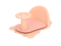 Primerox assento de Banho para Bebê Confortável Antiderrapante com Apoio Lombo Plástico Rosa para Casa