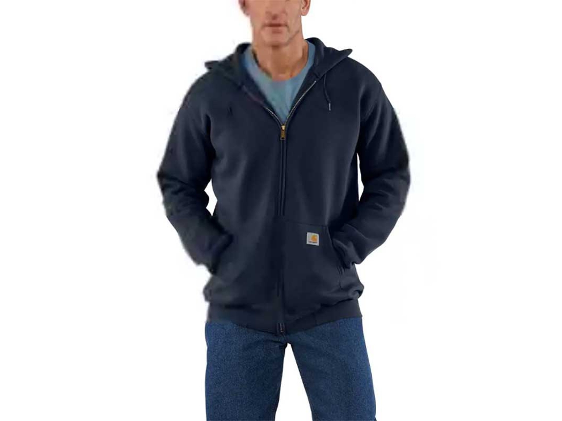 Moletom De Ajuste Solto Com Zíper K122 Cinzento M CARHARTT