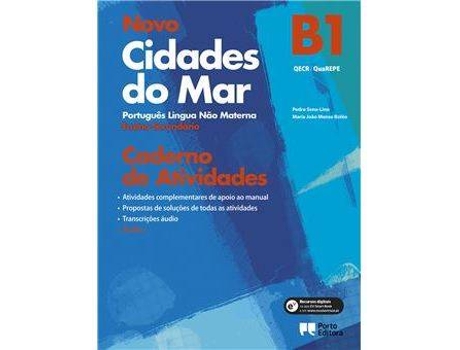 Caderno de Atividades Novo Cidades do Mar Nível B1 Caderno de Atividades 2021 de VVAA (Português)