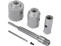 Brocas de Serra de Buracos SDS Plus para Concreto, Cimento, Pedra, Parede 65mm, 50mm, 30mm S/MARCA