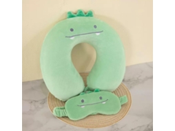 Travesseiro de Viagem Infantil com Máscara de Dormir, de Pescoço Fofo AQUAFORGE