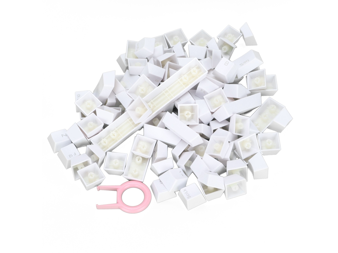 Teclado Mecânico LAXISCREED portátil, 61 Teclas, para Jogos, Iluminado, com Fio, Tipo Desmontável