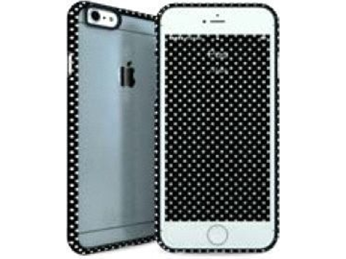 Capa iPhone 6, 6s, 7, 8 I-PAINT Ghost Pois (Preto)