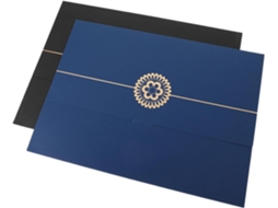 Merryhapy Capas De Certificado Em Papel Fácil De Usar 2 Peças Arrondis Design Simples E Elegante Para
