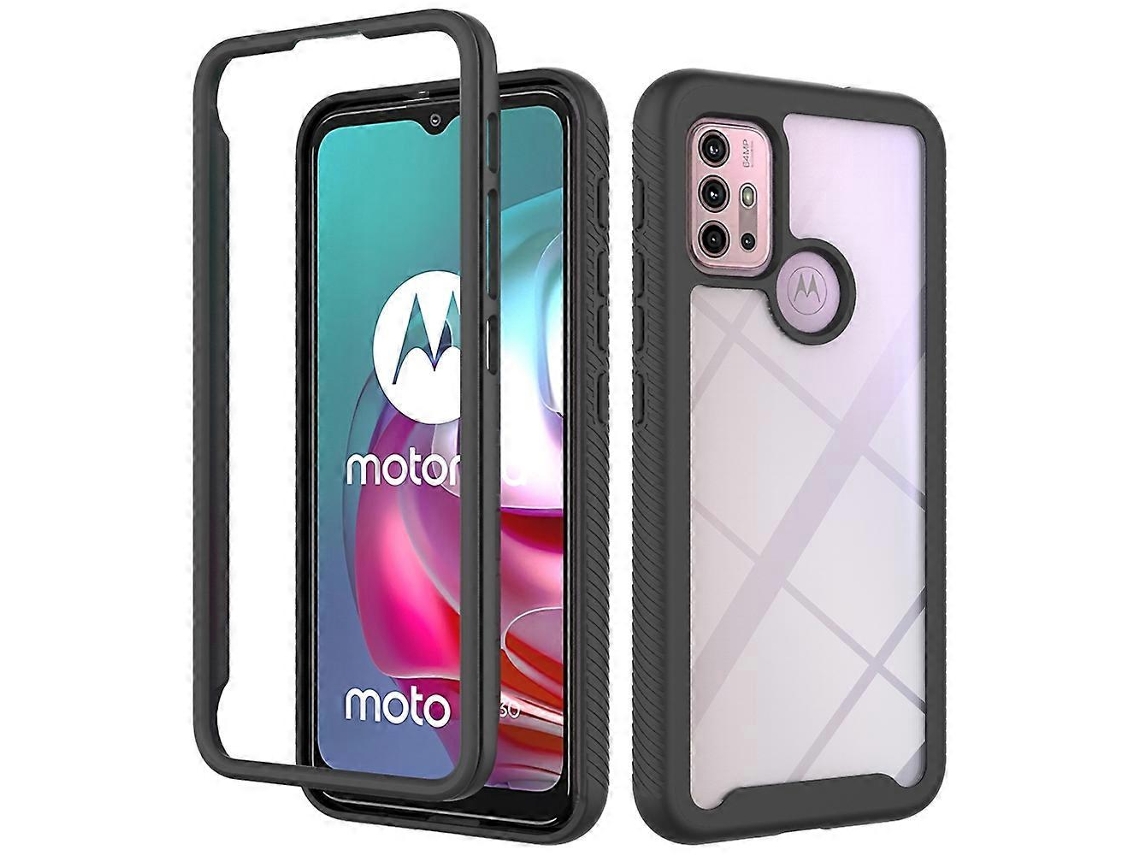 Capa Protetora Resistente A Impactos Em Pc + Tpu Para Motorola Moto G30, Série Starry Sky Solid Color.