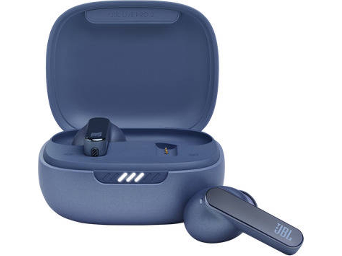 Auriculares Bluetooth True Wireless JBL Live Pro 2 (In Ear - Microfone - Noise Canceling - Azul)