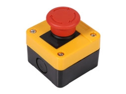 Interruptor de Parada de Emergência Botão Cogumelo Vermelho 660v 10a DPST 1no+1nc S/MARCA