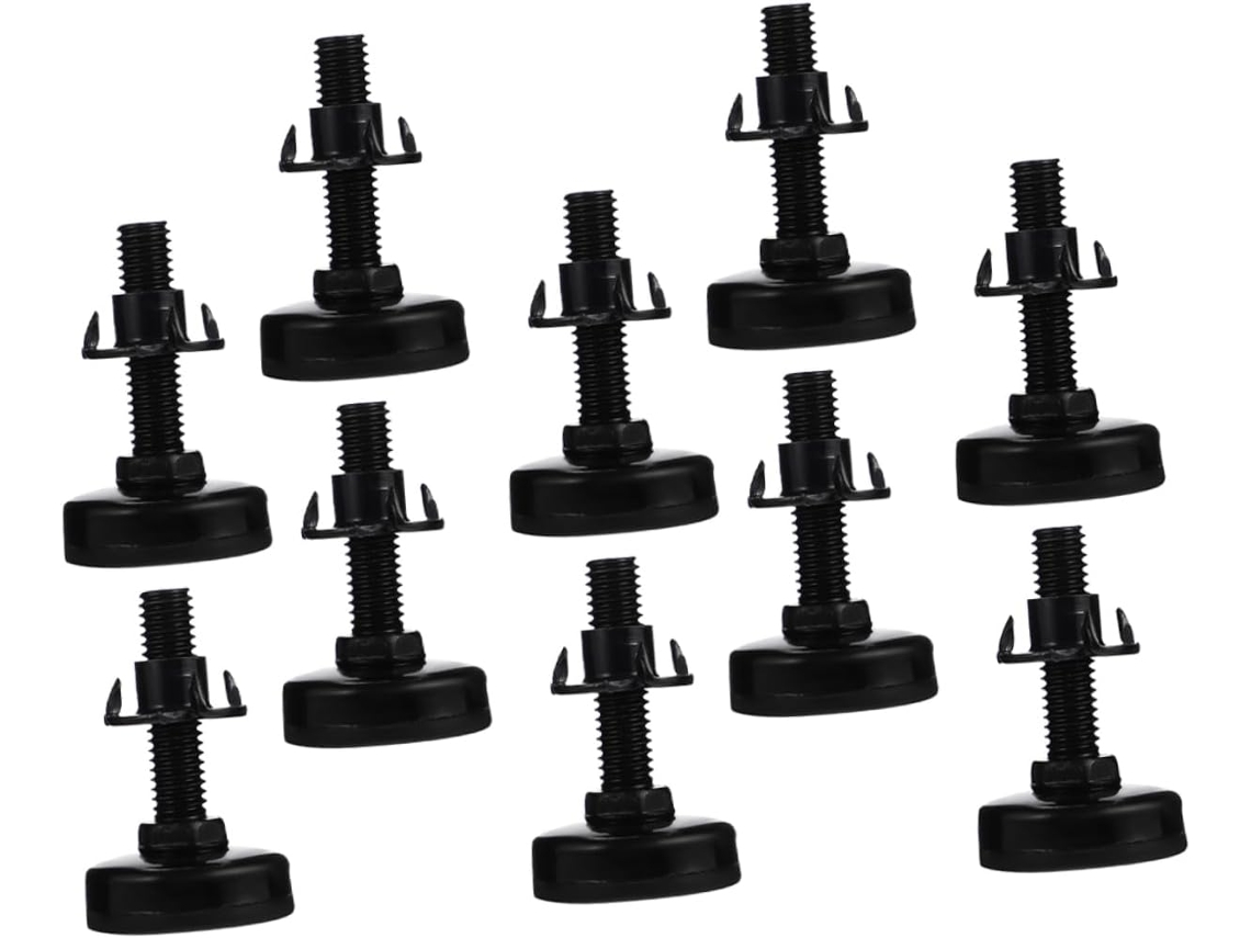 Sewacc 10 Peças Pés Niveladores Ajustáveis Para Móveis, Niveladores De Pernas Sofá, Almofadas De Suporte Resistentes