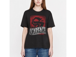 Rockinstone Scarface Movie S Is For Scarface Movie Black Adult T-shirt Size:l