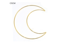 Pingente Natal Dreamcatcher Ouro Lua Coração Estrela Diy Ferro Artesanal Material