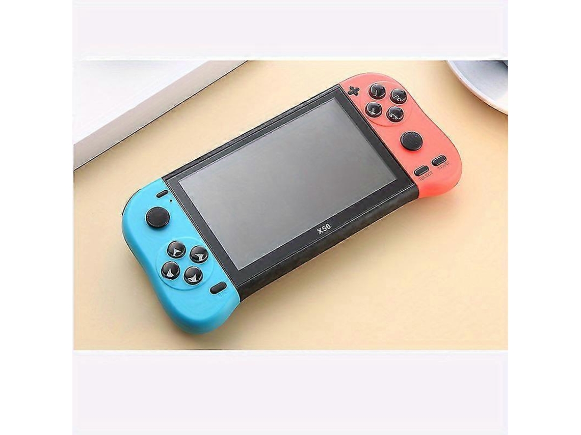 Console De Videogame Portátil X50 De 5,1 Polegadas/12,95 Cm Com Controle De Luta, Jogos Retrô, Tv Hd 4k, Player De Vídeo Game Ly Ebike