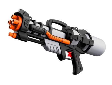Pistola de Água de 750 Ml Modelo Charlie Preto / Prateado TECHKIDZ