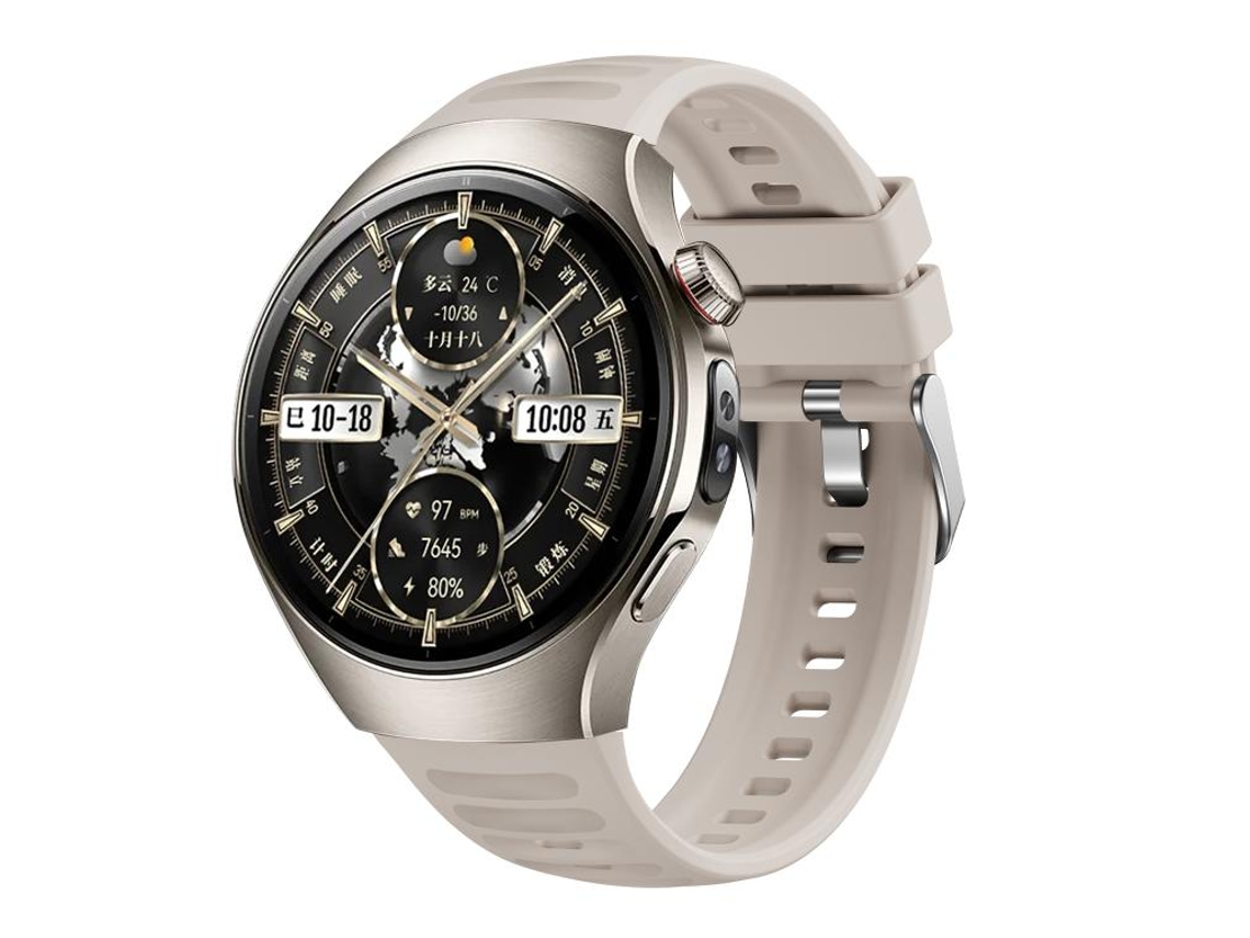 Bracelete para Huawei Watch 5 Silicone Corrugado com Fivela de Aço Prate Starlight XIAOMOYU (46mm)