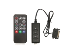Controlador Sem Fio Argb 5v 3pin Fonte De Alimentação Sata Controle Remoto Ajustável