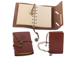 Diário/ Caderno, Couro Retrô BRILVIBERA