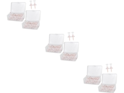 Lurrose 6 Caixas De Tachinhas Douradas Rosé Para Decoração Escritório
