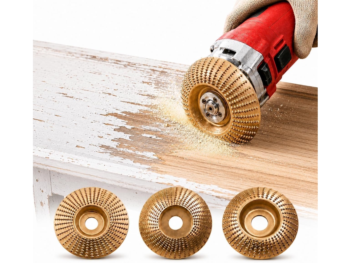 Conjunto De Discos Desbaste Carboneto Tungstênio Para Esmerilhadeiras Angulares 4e 4-12 Polegadas, 3 Peças, Discos De