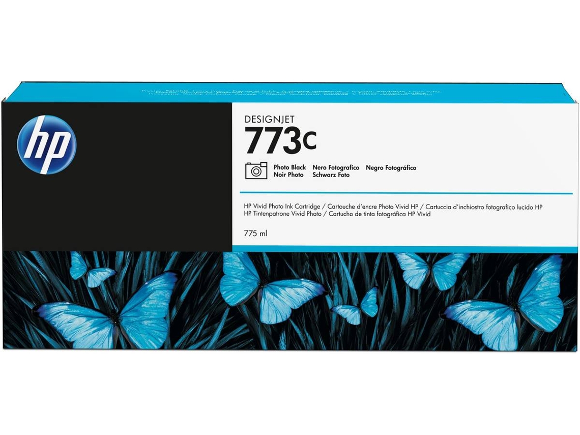 Tinteiro HP DesignJet 773C Preto