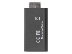 Primerox conversor Ps2 para Hdmi Plug And Play Suporta 480i 576i 480p para Tv Monitor Preto