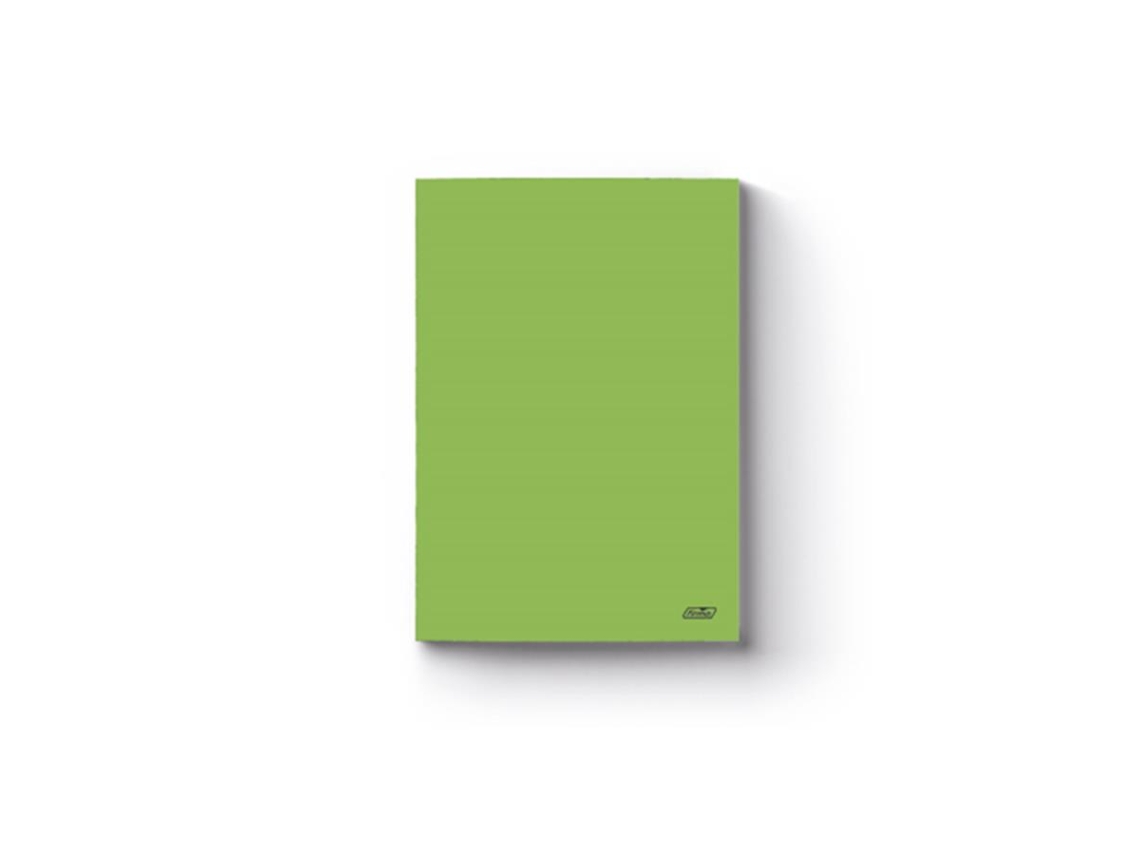 Caderno Agrafado A4 Capa Verde Spring 60 Folhas Pautado