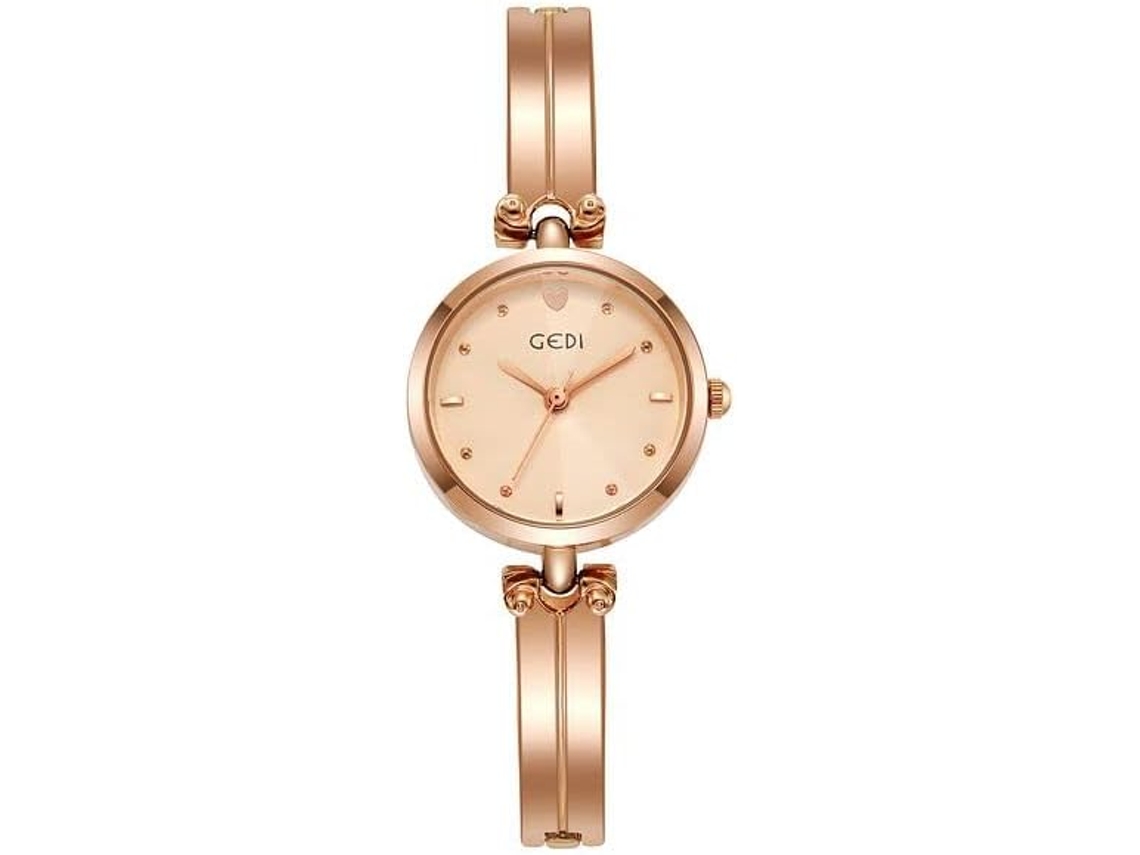 Gusshious Pulse Watches Relógio Elegante Feminino-ouro Rosa Preto B