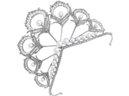 Coroa De Noiva Com Pérolas, Tiara De Casamento Com Penas, Acessório De Cabelo Para Vestido
