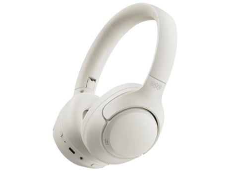 Auscultadores QCY Bluetooth com Cancelamento de ruído Branco