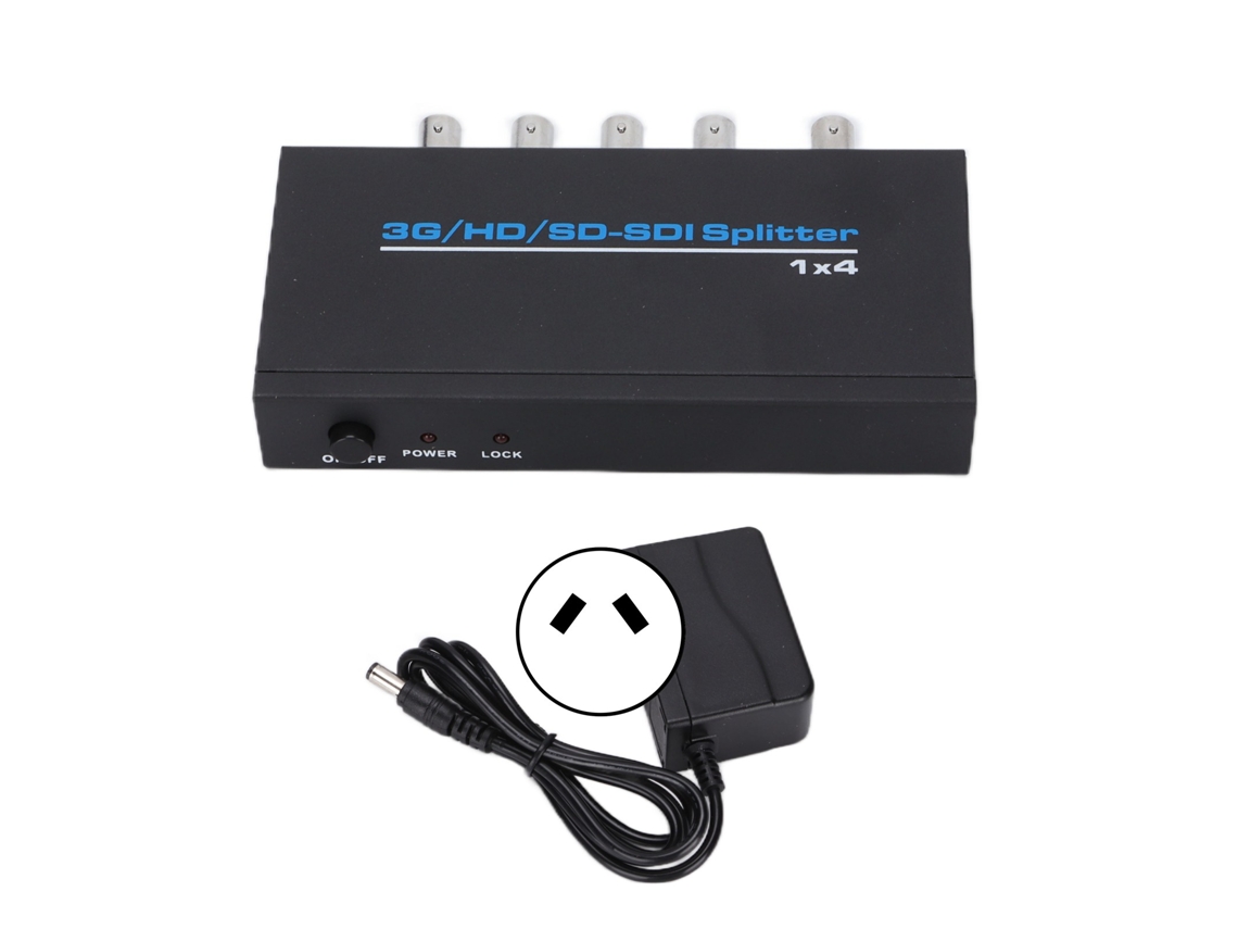 Divisor SDI EOOCOO com 4 saídas e suporte 3G/HD/SD