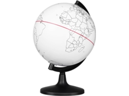 Besportble Globo Terrestre Educativo em Branco para Colorir, Diâmetro de 14,16 Cm, Modelo Apagável, Meninos e
