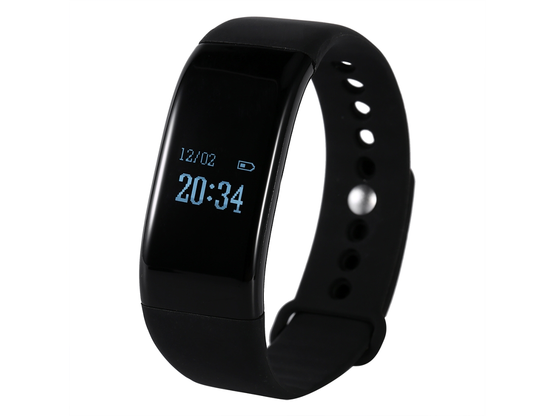 Pulseira inteligente com conexão Bluetooth e monitoramento de frequência cardíaca EOOCOO
