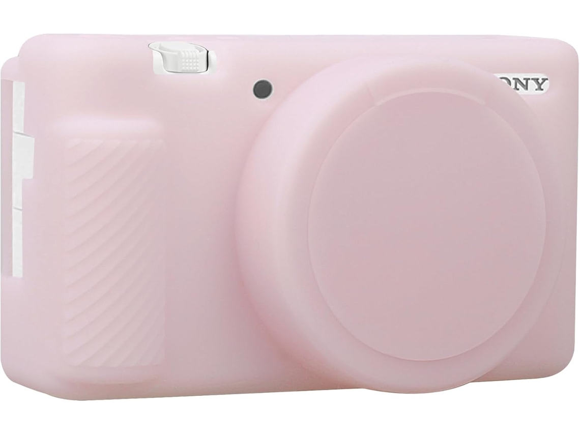 Capa Protetora De Silicone Macio Para Câmara Sony Zv-1 Rosa Panoona