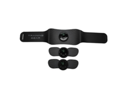 Lurelia Estimulador De Glúteos Cinto Ems Para Músculos Abdominais, Estimulador Para Treinamento Muscular De Braços E Pernas (cinto Preto Com Bateria)