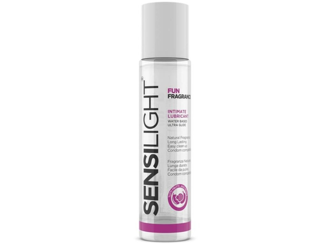 Lubrificante SENSILIGHT Base D''água Ultra Glide - Tutti Fruti (60 ml)
