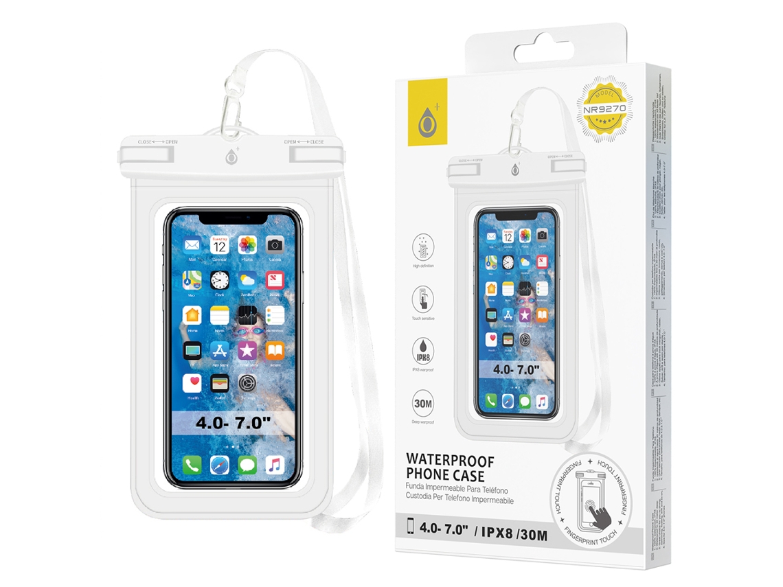 Bolsa ONE PLUS NR9270 para Xiaomi Redmi Note 11 4G (Branco)