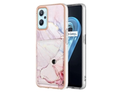 Capa De Celular Com Estampa De Mármore E Compartimento Para Cartão Imd