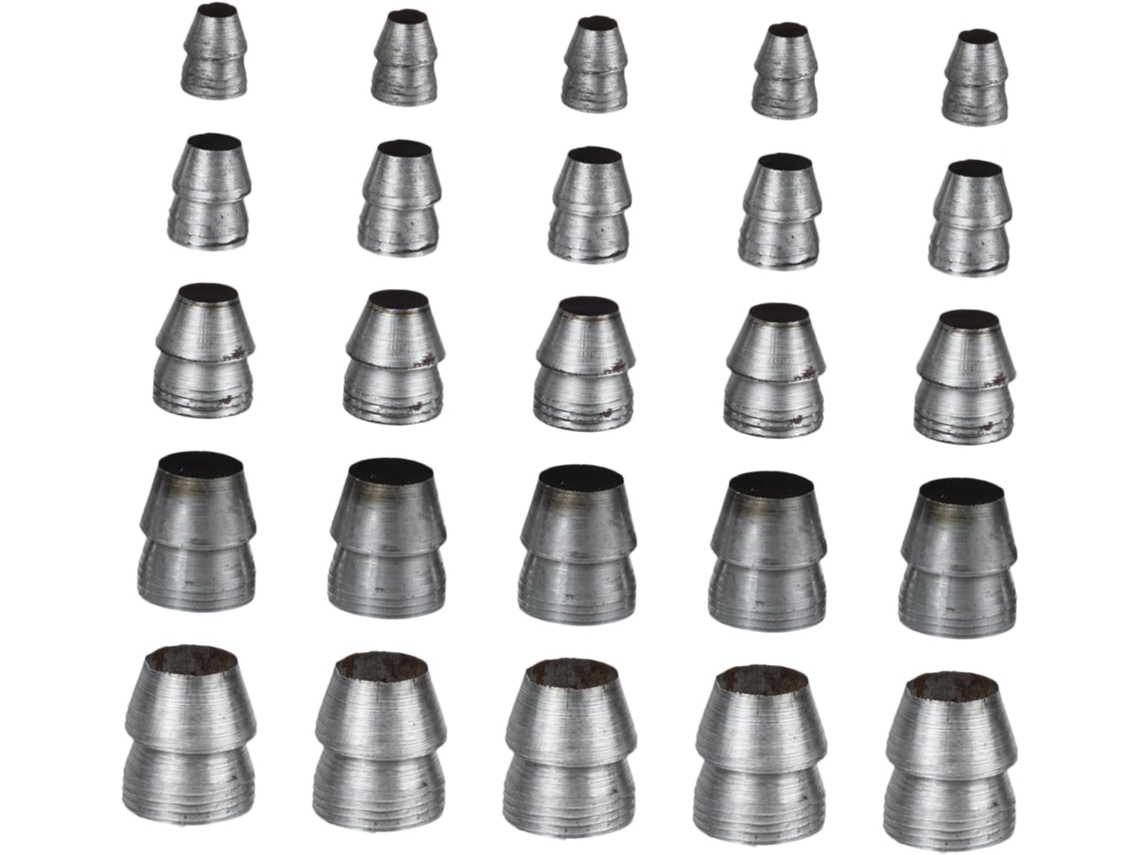 Nuobesty Conjunto De 25 Cunhas Redondas Ferro Para Martelo, Acessórios