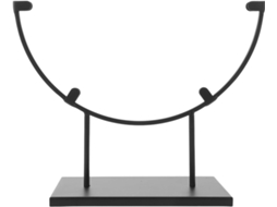 Suporte De Metal Redondo Preto Ipetboom Para Pratos E Porta Retratos, Ideal Para Decoração De Mesa E Exibição Obras Arte