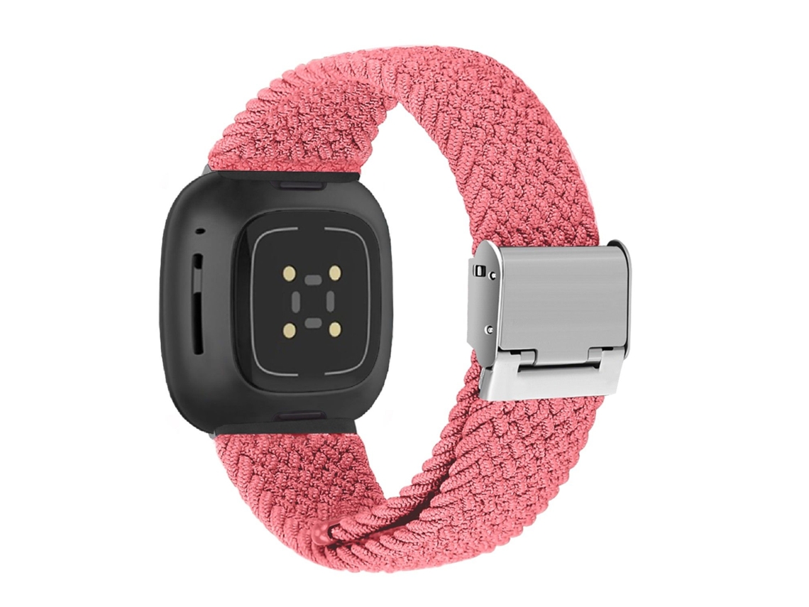 Bracelete Solo loop para Fitbit by Google Sense 2 Rosa
