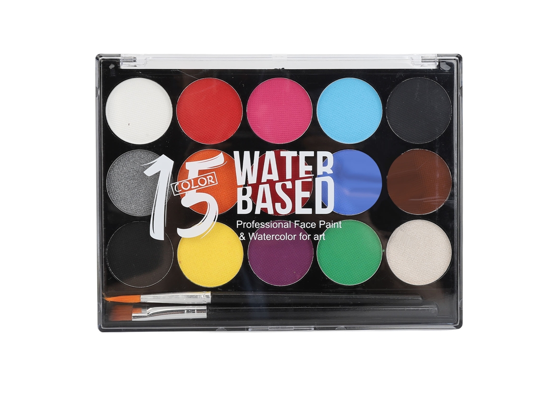 Kit De Pintura Facial Infantil 15 Cores Washable 30g