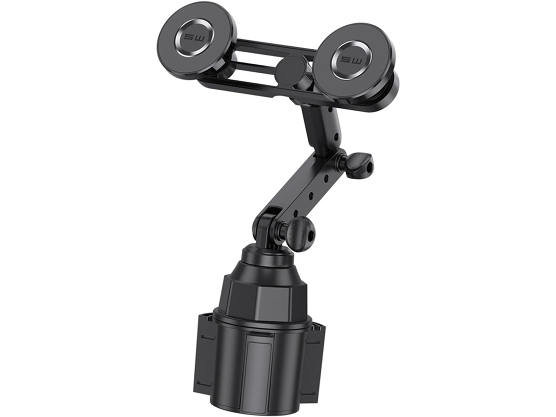 Suporte para Copos de Carro para 2 Dispositivos, Base Giratória, Comporta 4 Celulares de 7,2 Polegadas. SFUSHOS