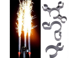 Omni pinza de Botella de Fontana de Hielo para Vino o Champán Con 3 Velas Clip Sparkler Negro Yj51 2 yezi a