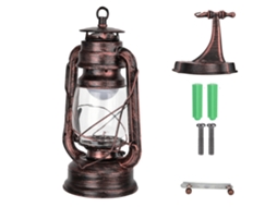 Rebe-lâmpada De Parede Retrô De Ferro Antigo 111-240v, Aplique De Luz Bronze Vermelho Para Café Bar Corredor