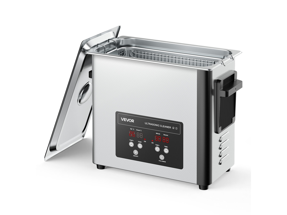 Limpador Ultrassônico 6 L Com Cesto De Limpeza E Ecrã Digital 120 W Vevor